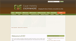 Desktop Screenshot of equalvisibilityeverywhere.org