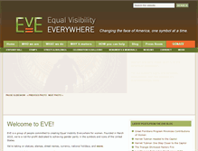 Tablet Screenshot of equalvisibilityeverywhere.org